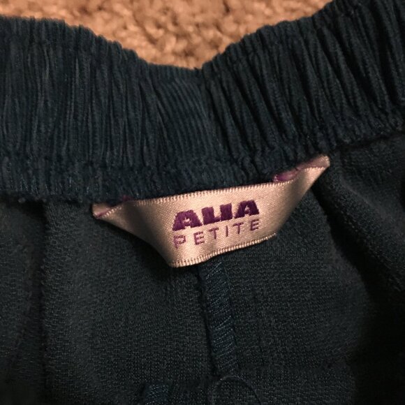 Vintage 90s Alia Embroidered Turquoise Corduroy Jacket and Pantsuit - Picture 10 of 16